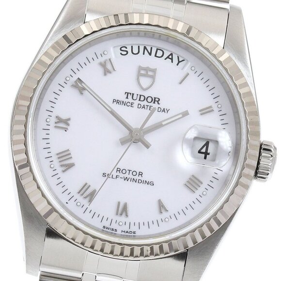 TUDOR Prince Date Day 76214 Day date white Dial Automatic Men's Watch_899069 - Picture 1 of 6